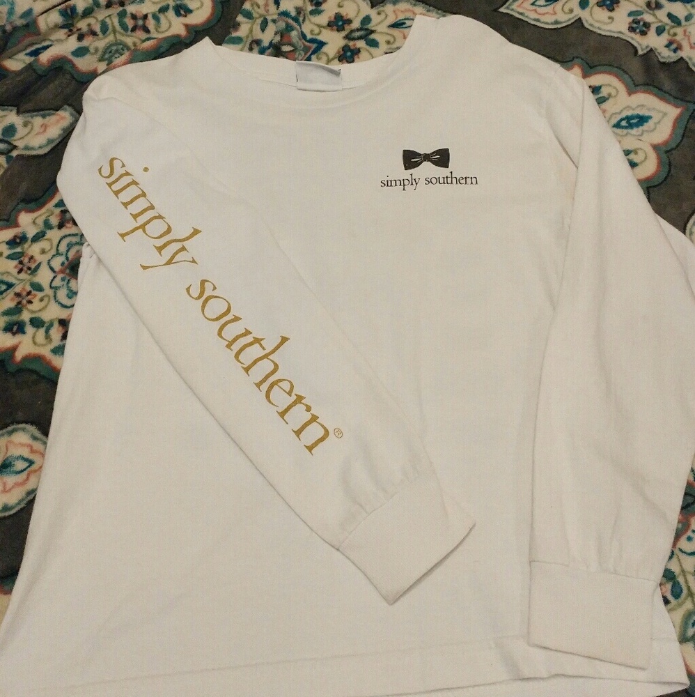 Simply Southern youth size small long sleeve tee